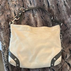 Coach Slouch White Leather Purse